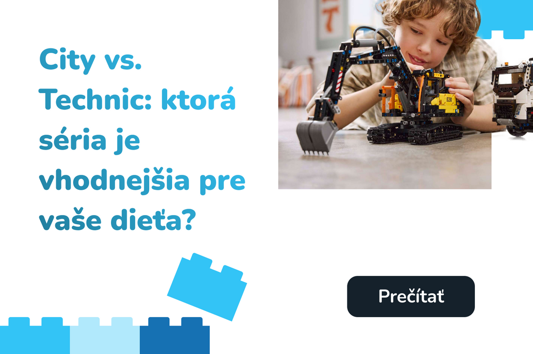 LEGO® City vs. LEGO® Technic: ktorá séria je vhodnejšia pre vaše dieťa?