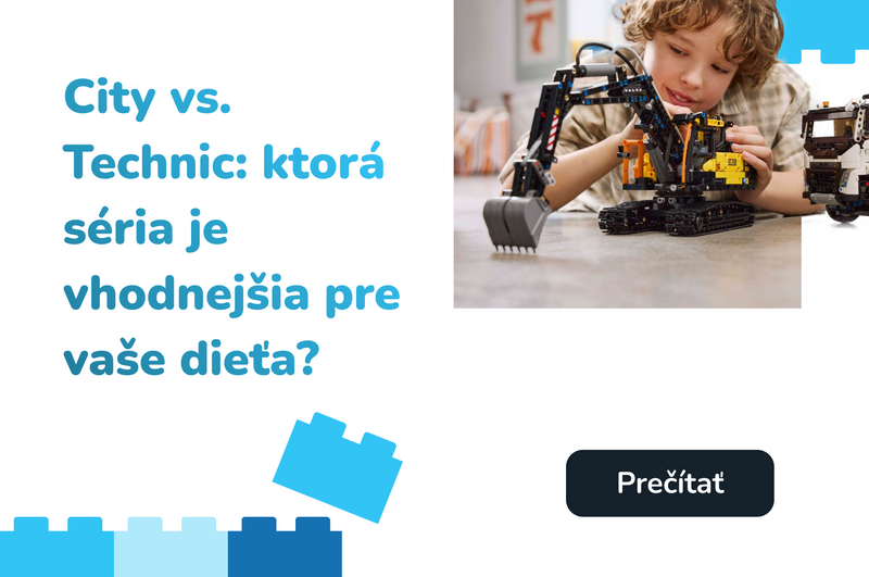 LEGO® City vs. LEGO® Technic: ktorá séria je vhodnejšia pre vaše dieťa?
