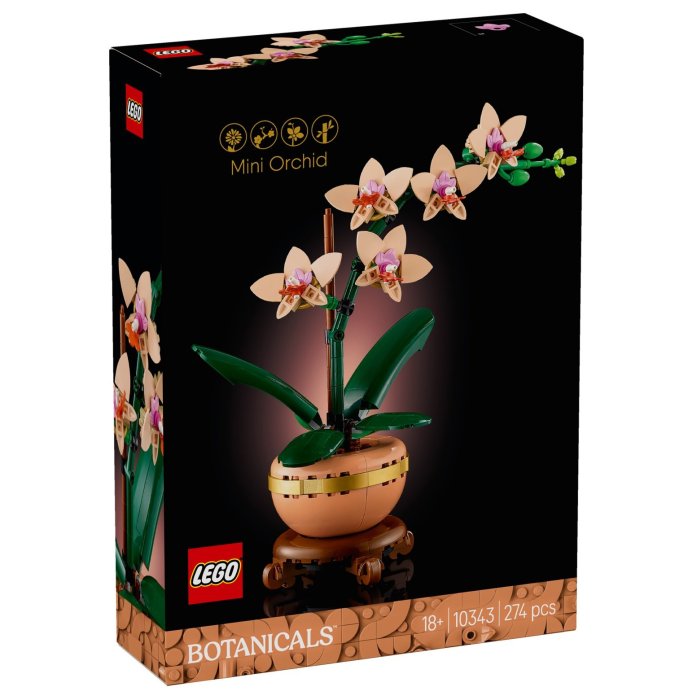 LEGO® Botanicals 10343 Miniatúrna orchidea