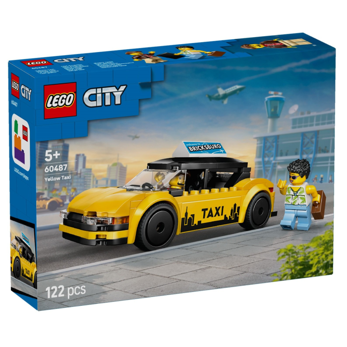 LEGO® City 60487 Žltý taxík