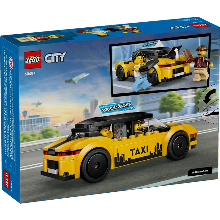 LEGO® City 60487 Žltý taxík