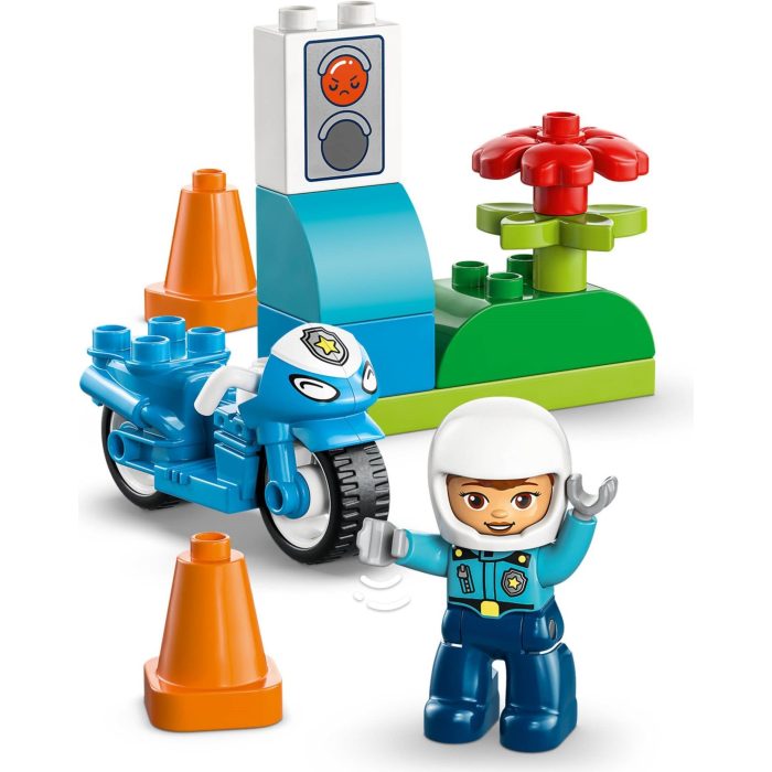 LEGO® DUPLO® Town 10471 Modrá policajná motorka
