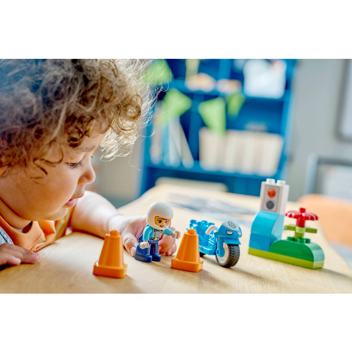 LEGO® DUPLO® Town 10471 Modrá policajná motorka