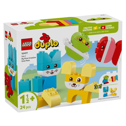 LEGO® DUPLO® My First 10477 Kreatívni roztomilí maznáčikovia 3 v 1