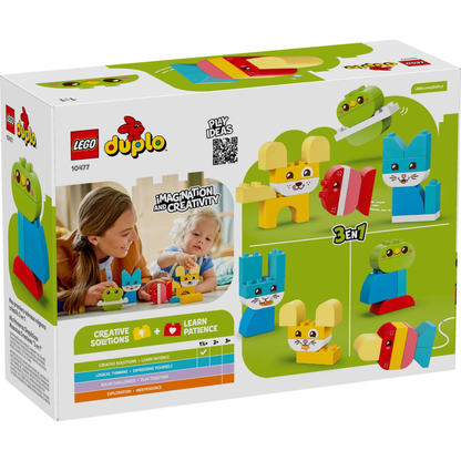 LEGO® DUPLO® My First 10477 Kreatívni roztomilí maznáčikovia 3 v 1
