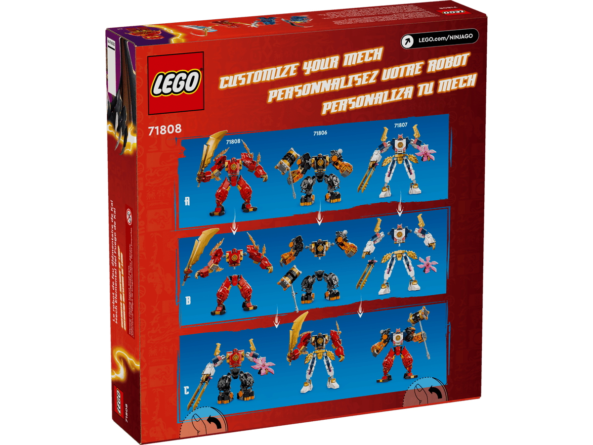 LEGO® NINJAGO® 71808 Kaiov živelný ohnivý robot