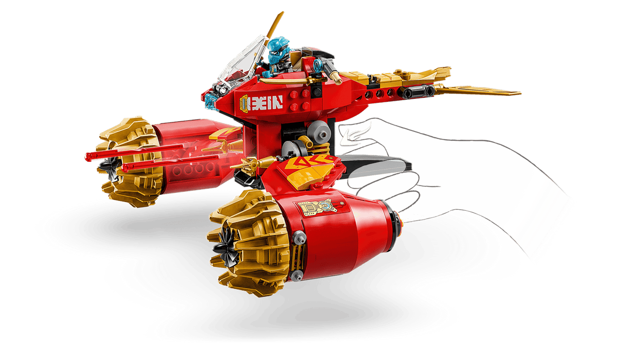 LEGO® NINJAGO® 71830 Kaiov búrkový jazdec a drak