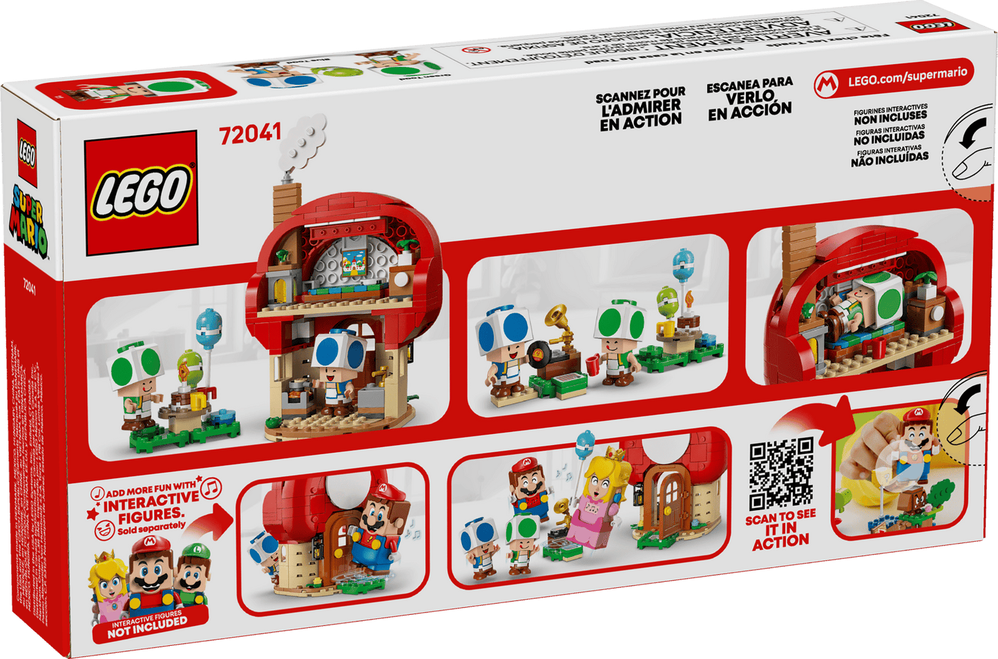 LEGO® Super Mario™ 72041 Toad a párty v jeho dome