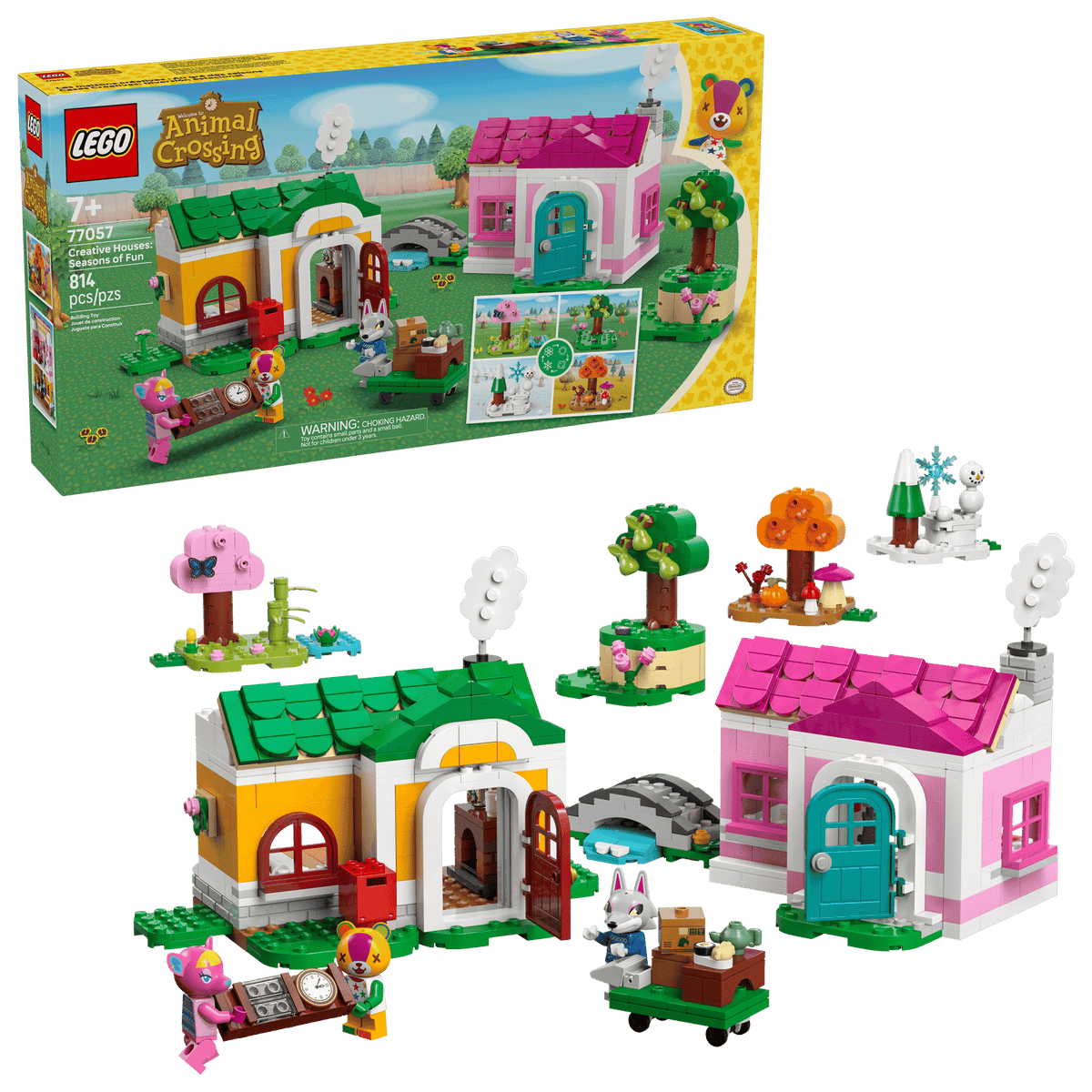 LEGO® Animal Crossing™ 77057 Tvorivé domčeky: Obdobia zábavy