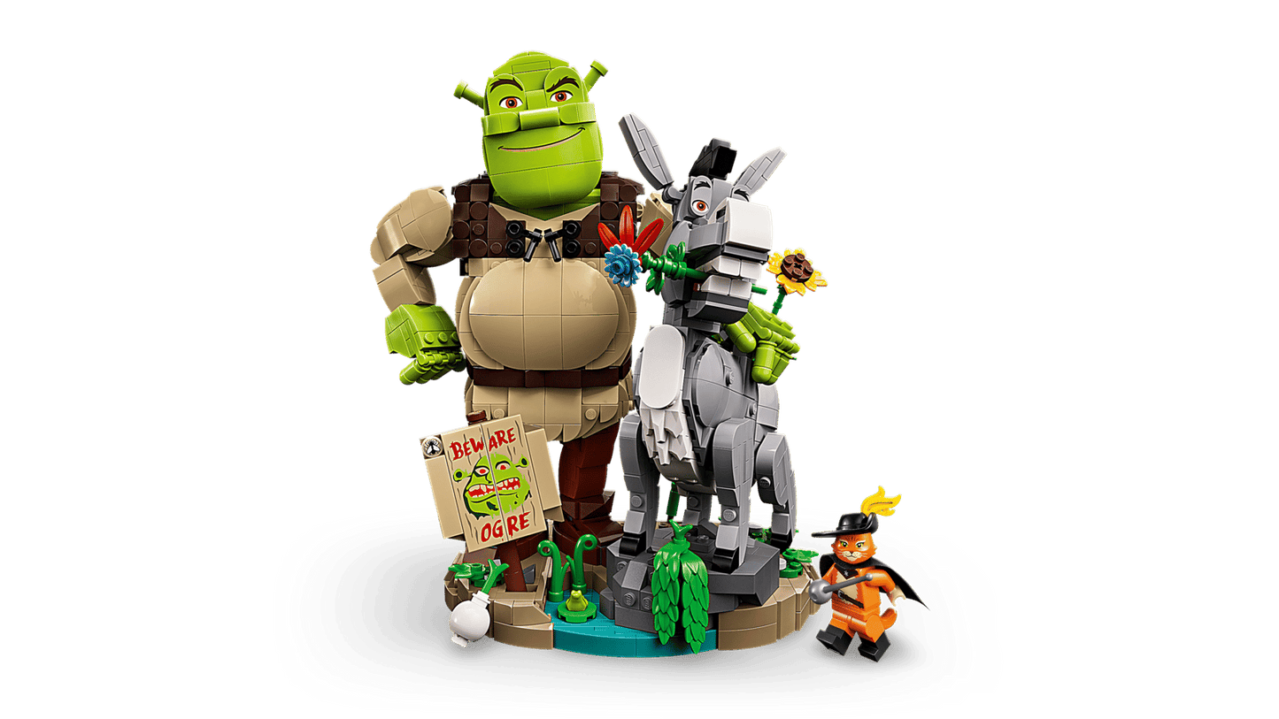 LEGO® Shrek 72423 Shrek, Oslík a Kocúr v čižmách