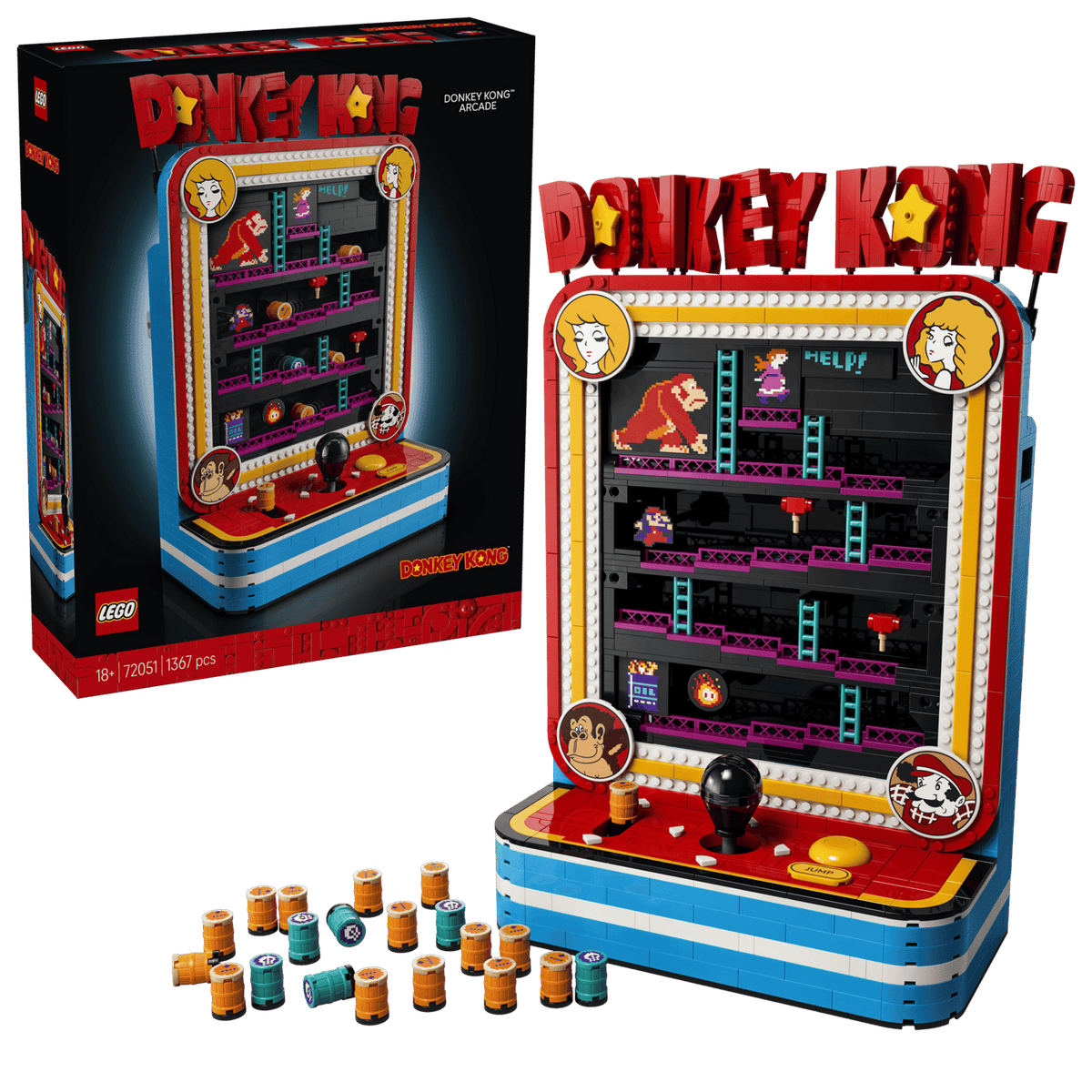 LEGO® Super Mario™ 72051 Arkádová hra Donkey Kong™